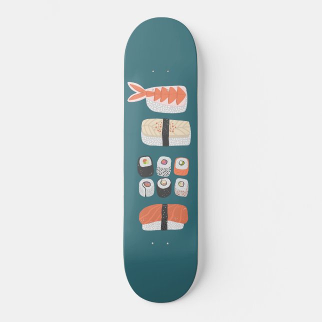 Japanische Sushi-Skateboard Skateboard (Vorderseite)