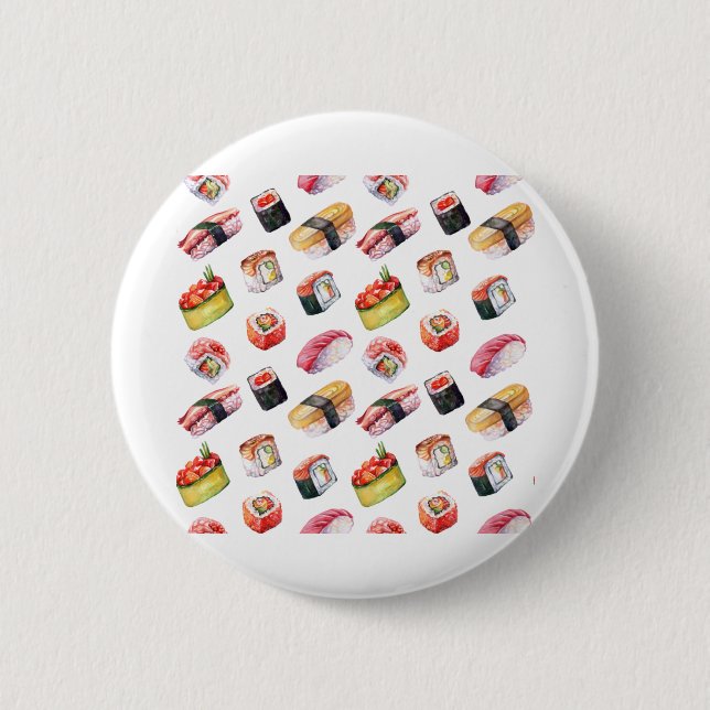 Japanische Sushi und Nigiri Button (Vorderseite)