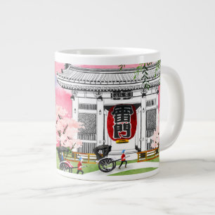 Japanische Szene Jumbo-Tasse