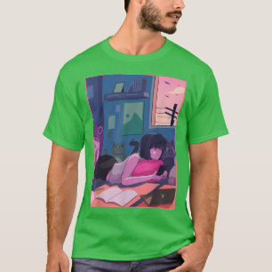 Japanische Teenage Girl Anime Manga Grafik Japa T-Shirt