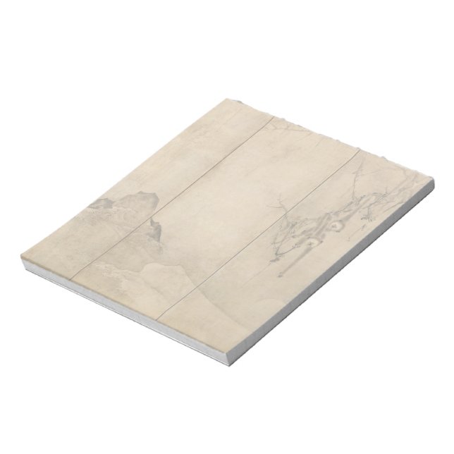 Japanische Tinte auf Papier Gibbons Primate & Land Notizblock (Rotiert)