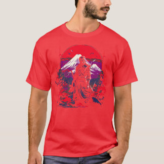 Japanische Traditionelle Monte Fuji Japan Geisha 3 T-Shirt