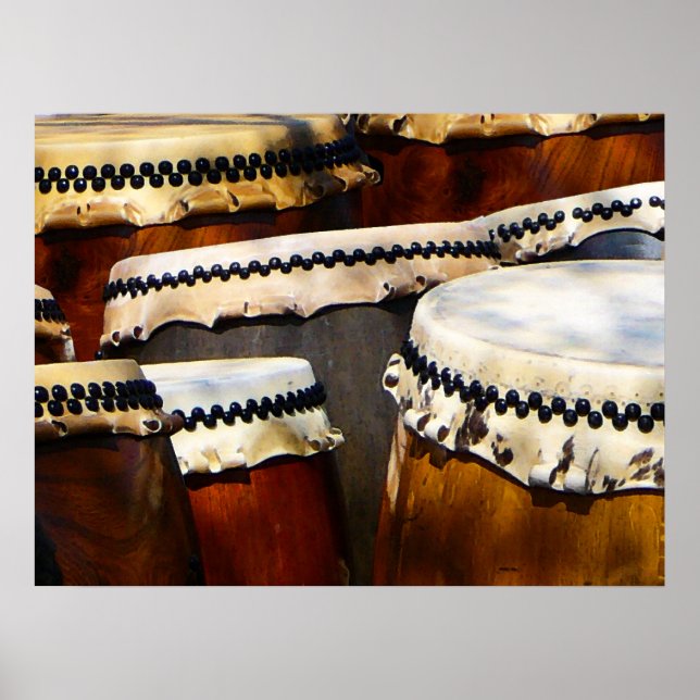 Japanische Trommeln Poster (Vorne)