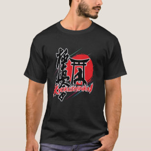 Japanische Typografie Kyokushin Karate T-Shirt