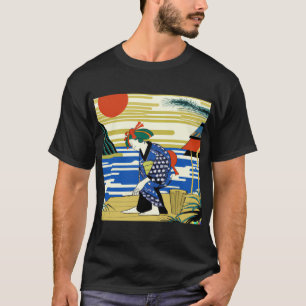 Japanische Ukiyo-e Original-Kunstwerke T-Shirt