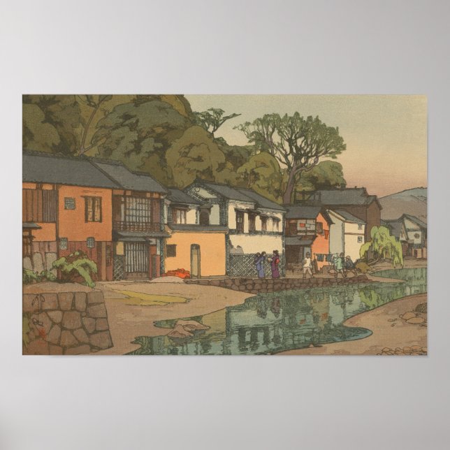 Japanische Ukiyoe Art (Hiroshi Yoshida) Poster (Vorne)