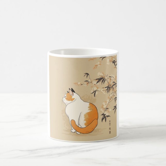 Japanische Ukiyoe Cat Kaffeetasse (Von Creator hochgeladen)
