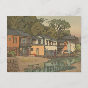 Japanische Ukiyoe-Kunst (Hiroshi Yoshida) Postkarte