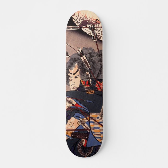 Japanische Ukiyokunst Skateboard (Vorne)