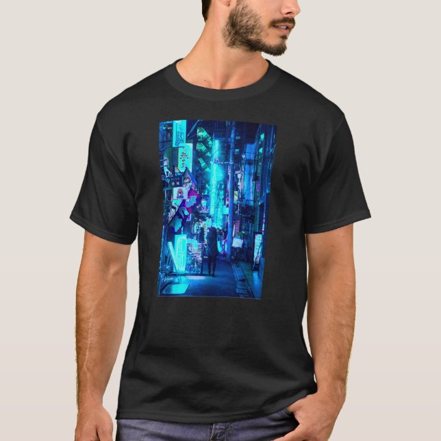 Japanische Vaporwave 80er Jahre Lofi Tokyo Streetw T-Shirt (Vorderseite)