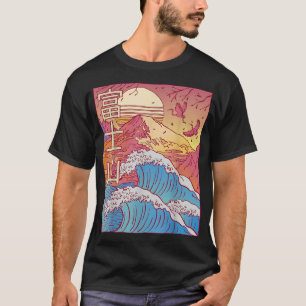 Japanische Vaporwave-Retro T-Shirt