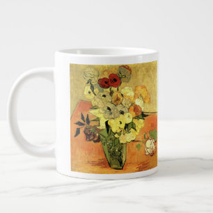 Japanische Vase, Rose, Anemonen von Vincent van Go Jumbo-Tasse