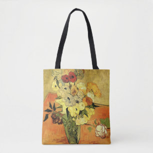 Japanische Vase, Rosen, Anemonen von Vincent van G