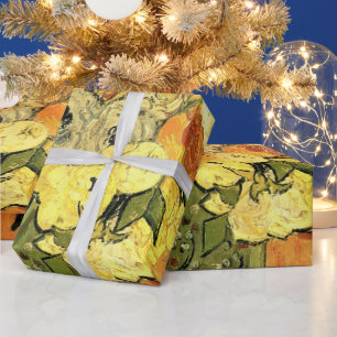 Japanische Vase, Rosen, Anemonen von Vincent van G Geschenkpapier