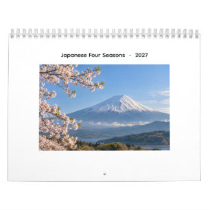 Japanische Vier Jahreszeiten 2027 Kalender