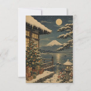 japanische Vintage-Grußkarte Karte
