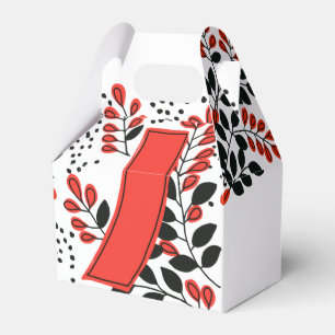 Japanische Vintage-Hanafuda-Geschenkbox Juli-Band Geschenkschachtel
