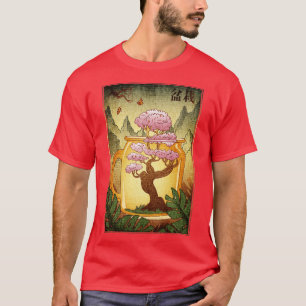 Japanische Vintage Kunstwerke Bonsai T-Shirt