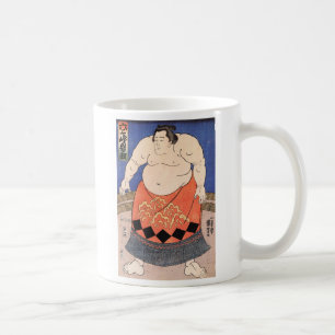 Japanische Vintage Sumo-Kunst-Tasse Kaffeetasse