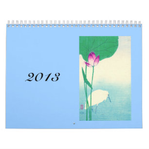 Japanische Vögel, Bäume und Blumen-Kalender Kalender