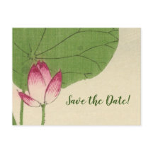 Japanische Vogelfarbe Save the Date