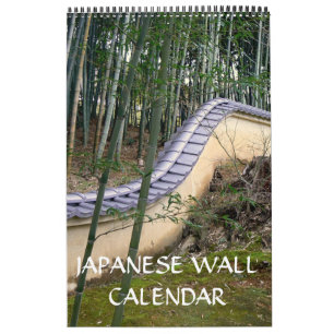 Japanische Wände Kalender