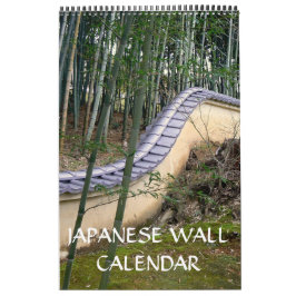 Japanische Wände Kalender