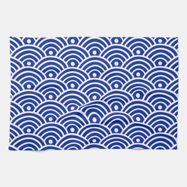 Japanische Wasserwelle Geschirrtuch (Horizontal)