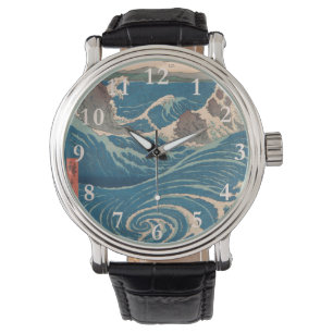 Japanische Waves Naruto Whirlpool Artwork Armbanduhr