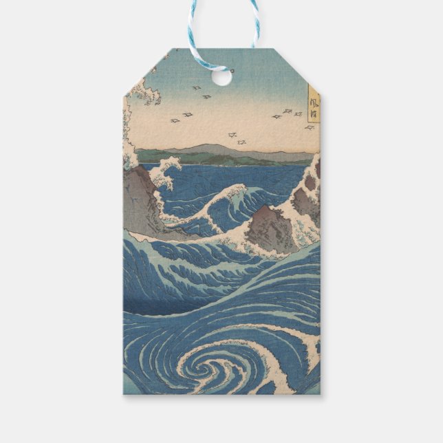 Japanische Waves Naruto Whirlpool Artwork Geschenkanhänger (Vorderseite)