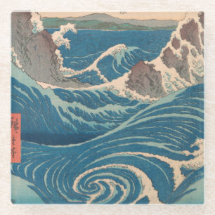 Japanische Waves Naruto Whirlpool Artwork Glasuntersetzer