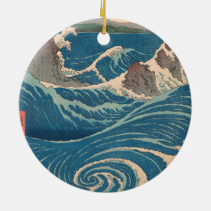 Japanische Waves Naruto Whirlpool Artwork Keramikornament