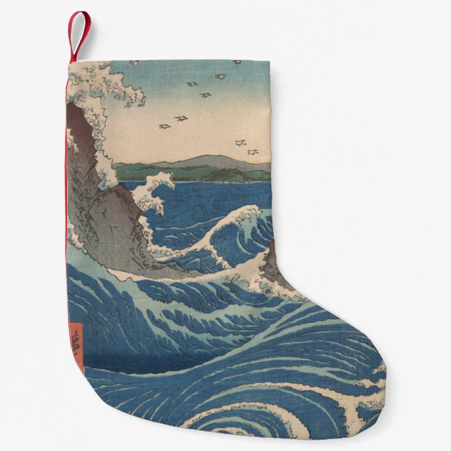 Japanische Waves Naruto Whirlpool Artwork Kleiner Weihnachtsstrumpf (Vorderseite)