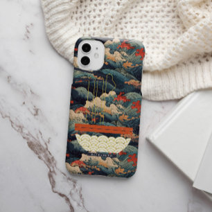Japanische Wellen-Monogramm-Ramen Case-Mate iPhone 14 Hülle
