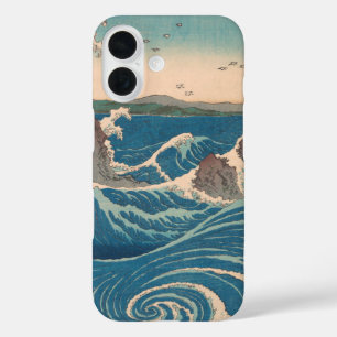 Japanische Wellen Naruto-Strudel Ozean Kunstwerk iPhone 16 Hülle