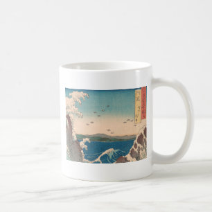 Japanische Wellen Naruto-Strudel Ozean Kunstwerk Kaffeetasse
