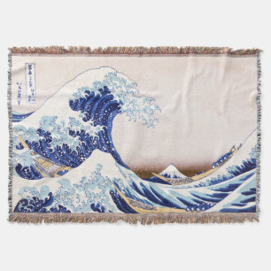 Japanische Wellen werfen eine Decke