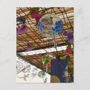 Japanische Windspiele (vier) Postkarte