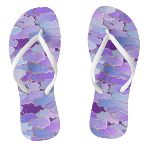 Japanische Wolken, Morgenröte, Twilight, tiefe Lil Flip Flops