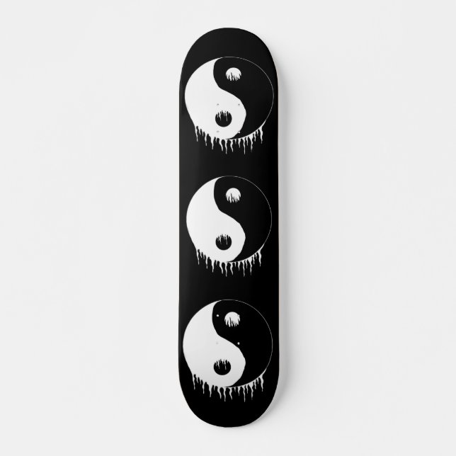 Japanische Yin-Yang-Skateboard Skateboard (Vorne)