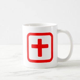 Japanische Zahl Zehn 十 【Ju】 Kanji Kaffeetasse
