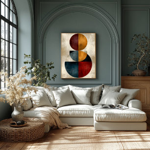 Japanische Zen-Geometrische Abstrakte Wandkunst Poster