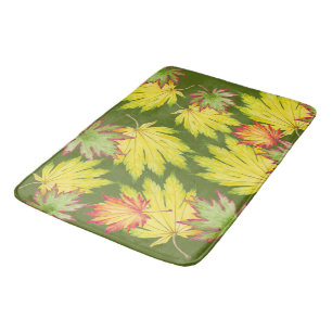 Japanischer Ahorn auf einer Bath Mat Badematte