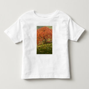 Japanischer Ahorn in Herbstfarbe Kleinkind T-shirt