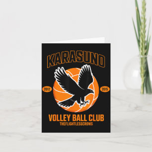 Japanischer Anime-Volleyballclub Karasunooo High Karte