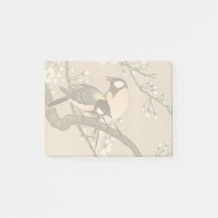 Japanischer Asiatischer Ohara Koson Vogel Meise Si Post-it Klebezettel