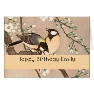 Japanischer Asiatischer Vogel Chickadee Songbird