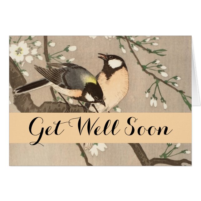 Japanischer Asiatischer Vogel Chickadee Songbird (Vorderseite (Horizontal))