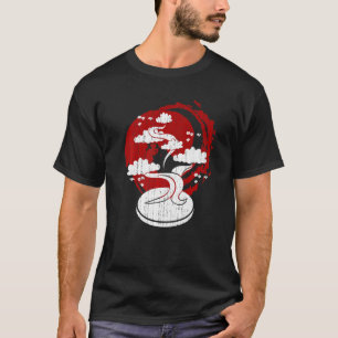 Japanischer Ästhetik-Bonsai-Gärtner Buddhistischer T-Shirt