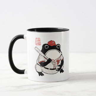 Japanischer Ästhetischer Baseball Frosch im Ukiyo- Tasse